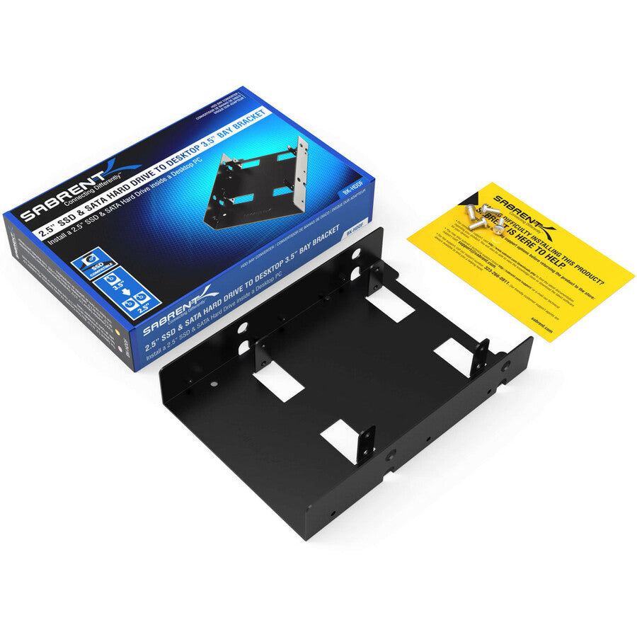 Sabrent Bk-Hddf Drive Bay Adapter For 3.5" Internal - Black