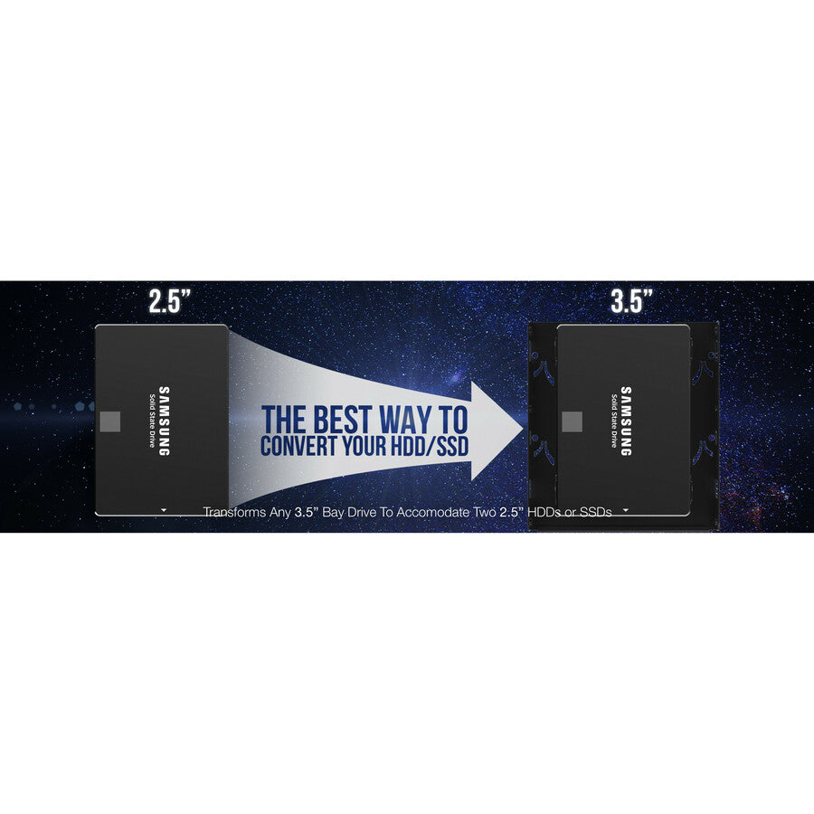 Sabrent Bk-Hddh Drive Bay Adapter For 3.5" Internal - Black