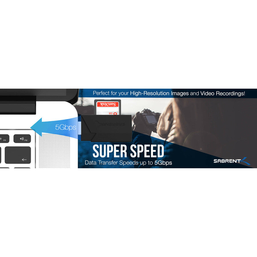 Sabrent Mini Usb 3.0 Micro Sd And Sd Card Reader | Black