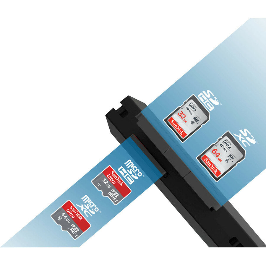 Sabrent Mini Usb 3.0 Micro Sd And Sd Card Reader | Black