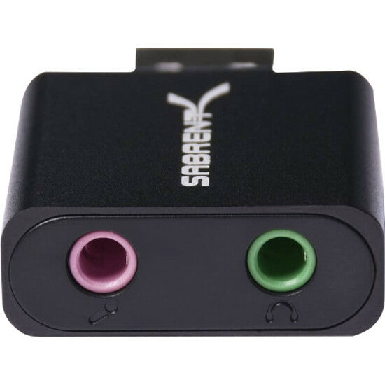 Sabrent Usb Aluminum External Stereo Sound Adapter | Black
