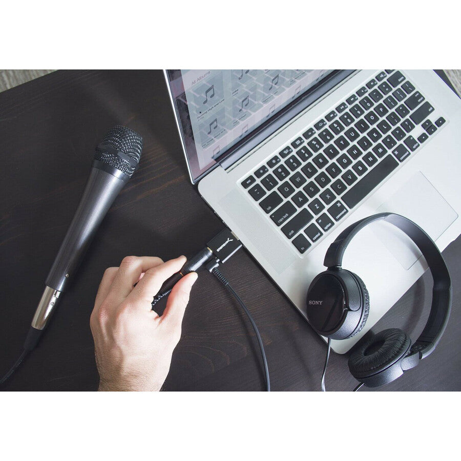 Sabrent Usb Aluminum External Stereo Sound Adapter | Black