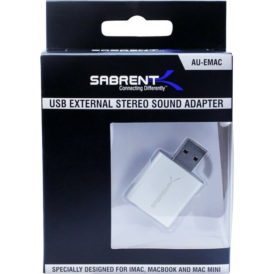 Sabrent Usb Aluminum External Stereo Sound Adapter | Silver
