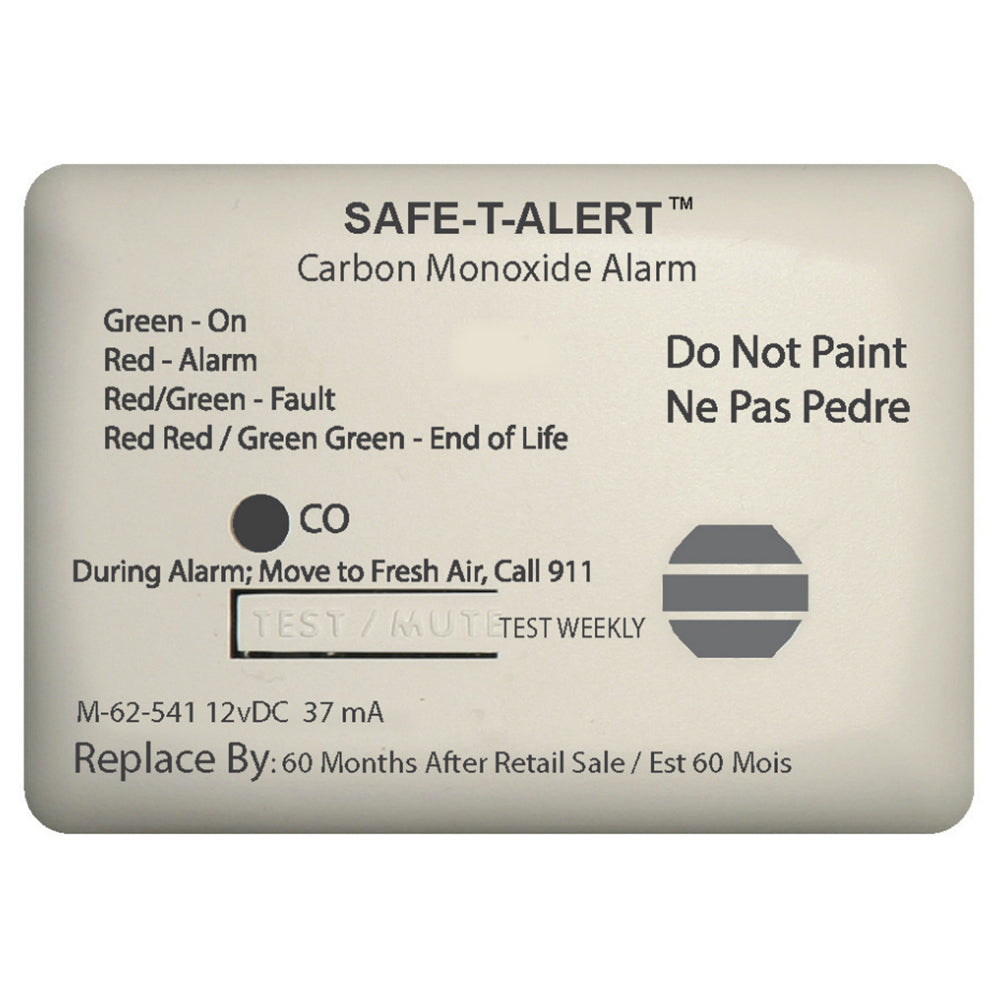 Safe-T-Alert 62 Series Carbon Monoxide Alarm w/Relay - 12V - 62-541-Marine-RLY-NC -