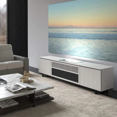 Salamander 245 Cabinet for Hisense L9Q Projector Gloss White Miami