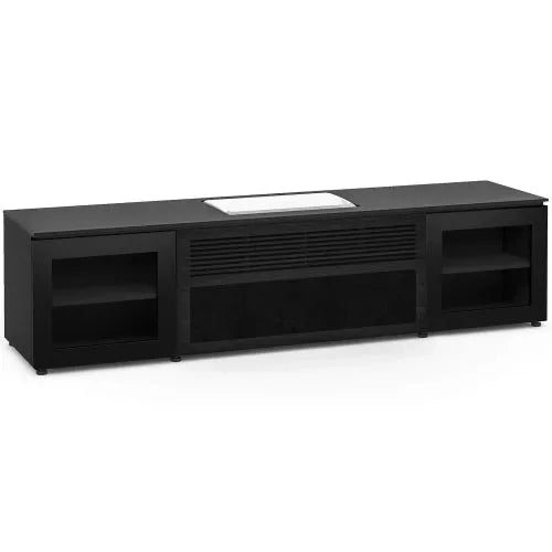 Salamander 245 Cabinet for Integrated Epson Projector with Oslo Finish & Black Glass Doors