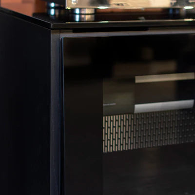 Salamander 245 Cabinet for Integrated Hisense L9Q Projector – Sleek Oslo Black Glass