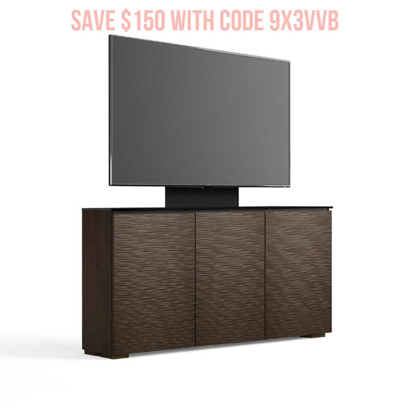 Salamander Berlin 337 Low Profile TV Mount Cabinet Wenge
