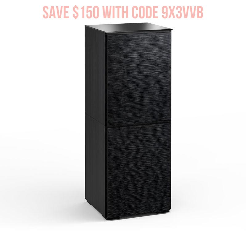 Salamander Chicago 617 Black Oak AV Cabinet – Premium Home Theater Storage