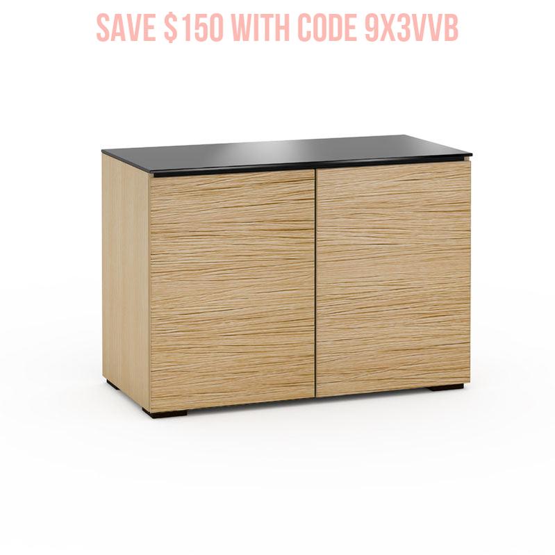 Salamander Denver 323 Natural Oak Cabinet – Stylish Media Storage