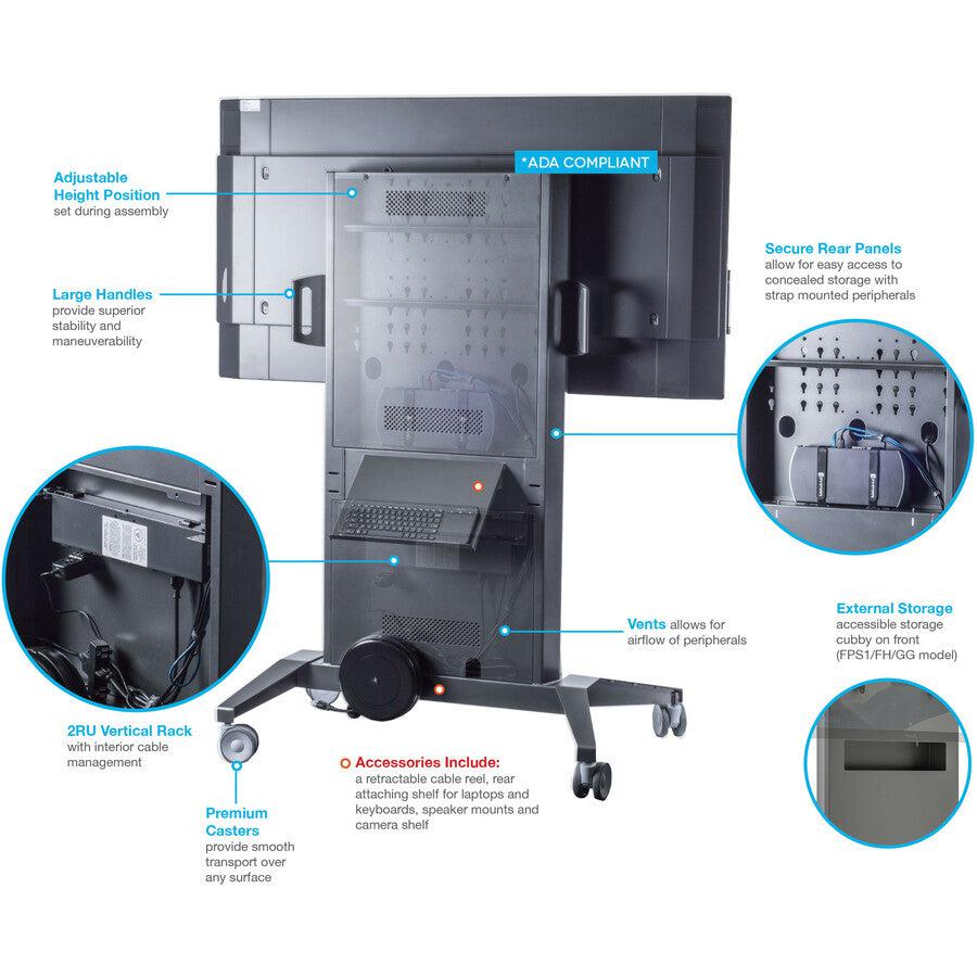Salamander Designs Large Fixed-Height Mobile Display Stand