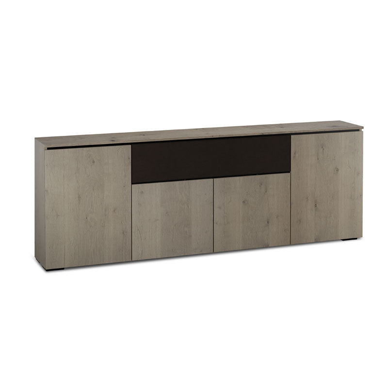 Salamander Lancaster 345 Low Profile AV Cabinet Barnboard Oak