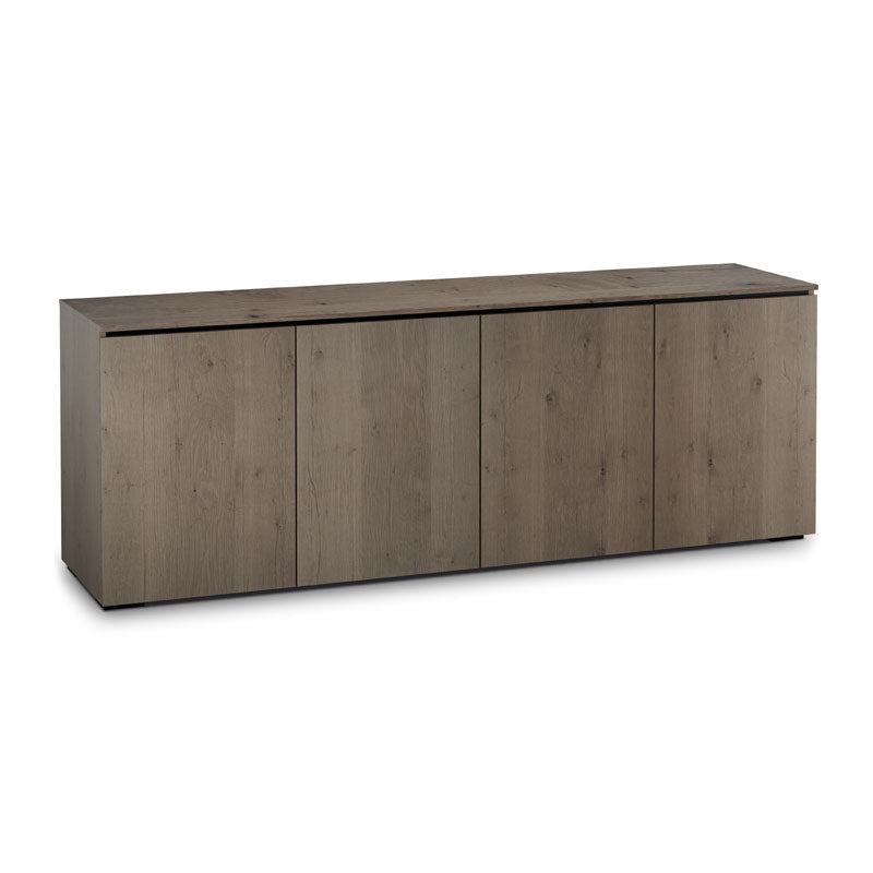 Salamander Lancaster 347 Barnboard Oak AV Cabinet with 8 Shelves