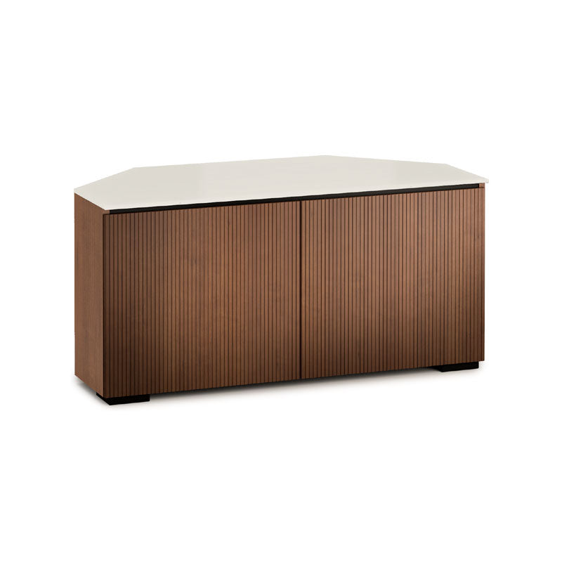 Salamander Manhattan 221 Corner Storage Unit with Matte Taupe Glass Top