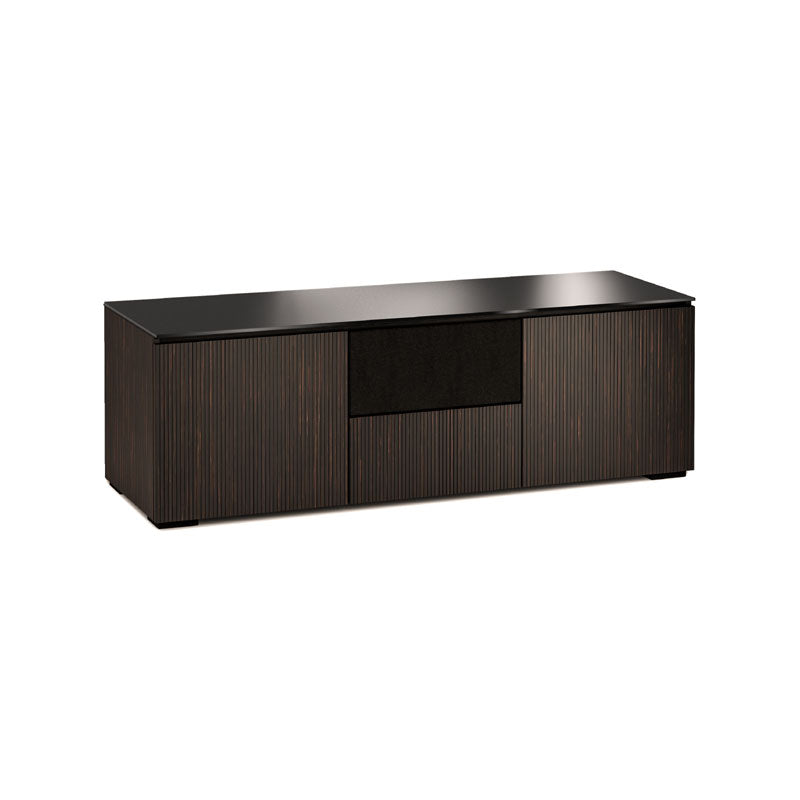 Salamander Manhattan 236 Maro Ebony Doors & Black Glass Top Cabinet