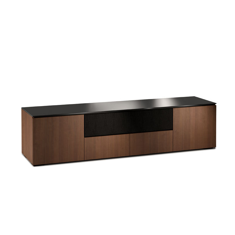 Salamander Manhattan 245 Walnut Doors & Sides with Black Glass Top – Premium Cabinetry
