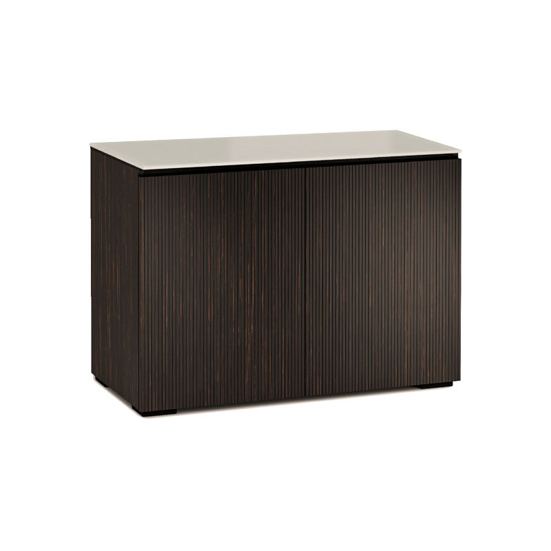 Salamander Manhattan 323 AV Cabinet with Matte Taupe Glass Top, Ebony Maro Doors