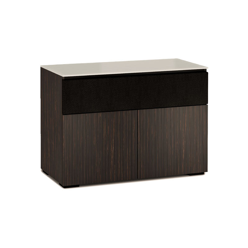 Salamander Manhattan 329 AV Cabinet with Ebony Maro Doors & Matte Taupe Glass Top