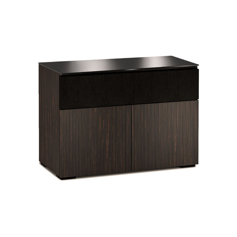Salamander Manhattan 329 Maro Ebony Doors & Black Glass Top Cabinet Kit
