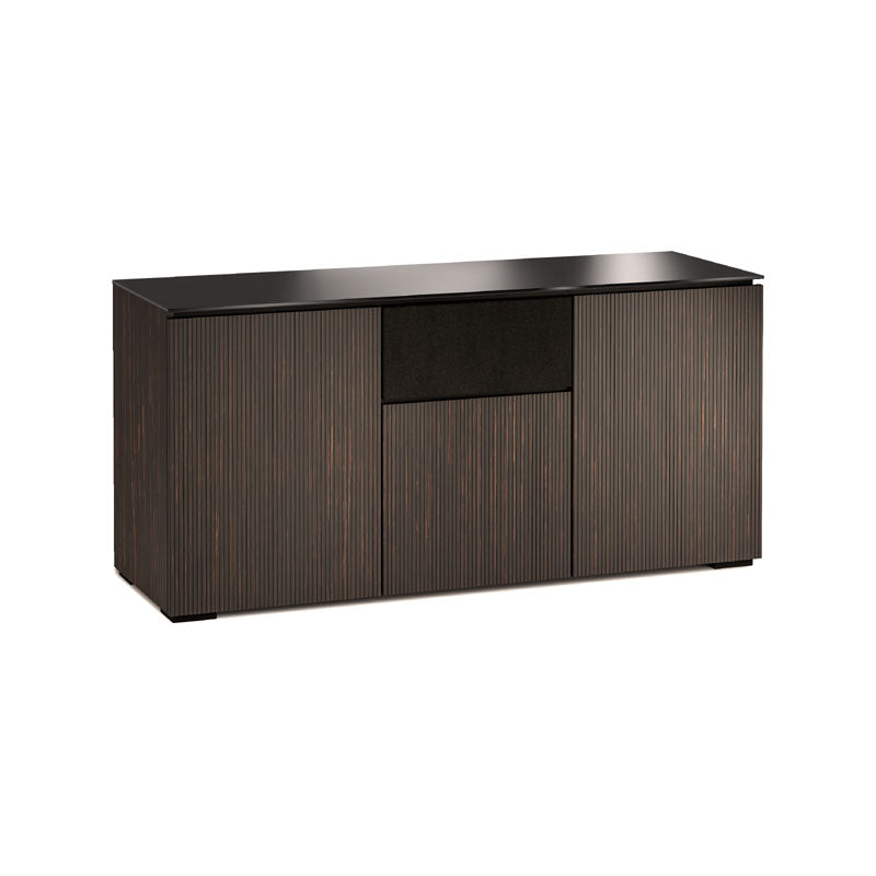 Salamander Manhattan 336 Storage Cabinet with Maro Ebony & Black Glass Top