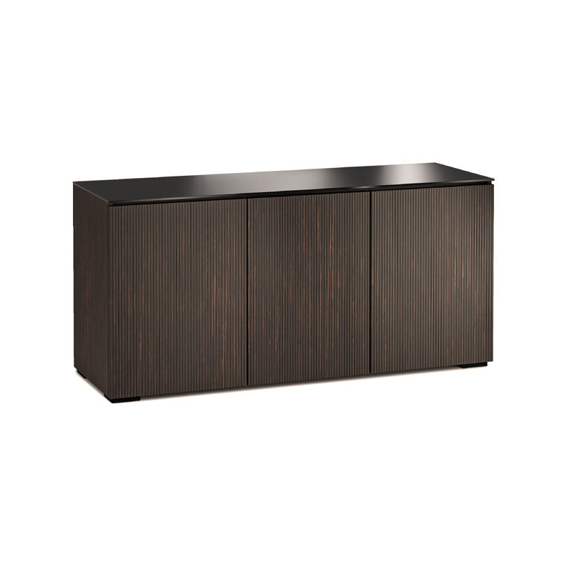 Salamander Manhattan 337 AV Cabinet Ebony Maro with Black Glass Top