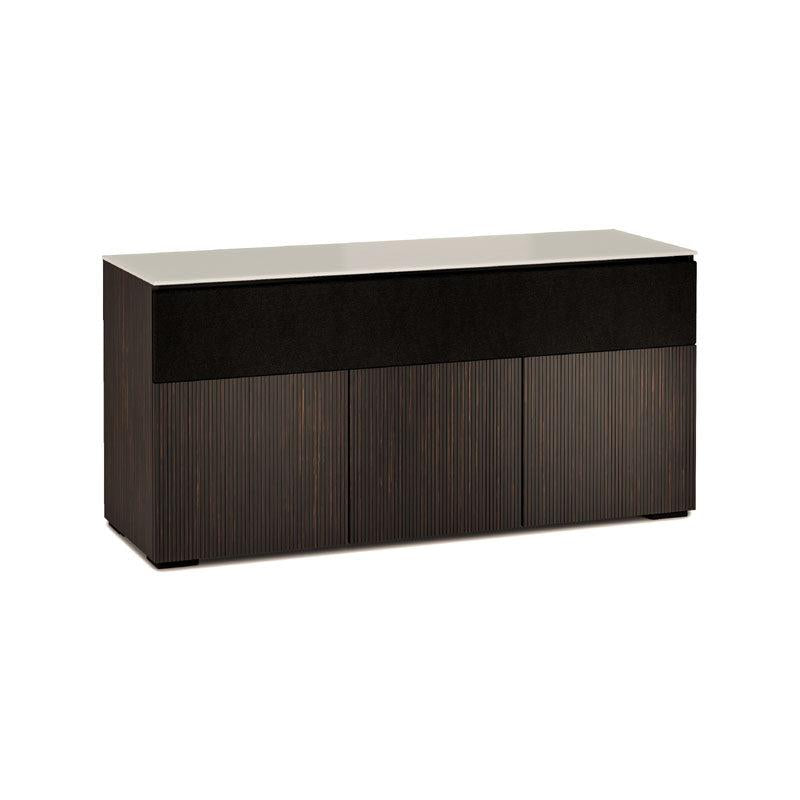 Salamander Manhattan 339 Maro Ebony Doors & Sides with Matte Taupe Glass Top for Modern Interiors