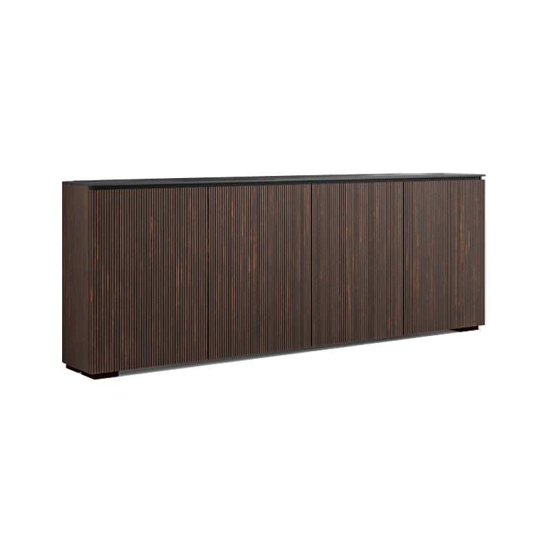Salamander Manhattan 347 Low Profile Cabinet with Maro Ebony Doors for Media & Office