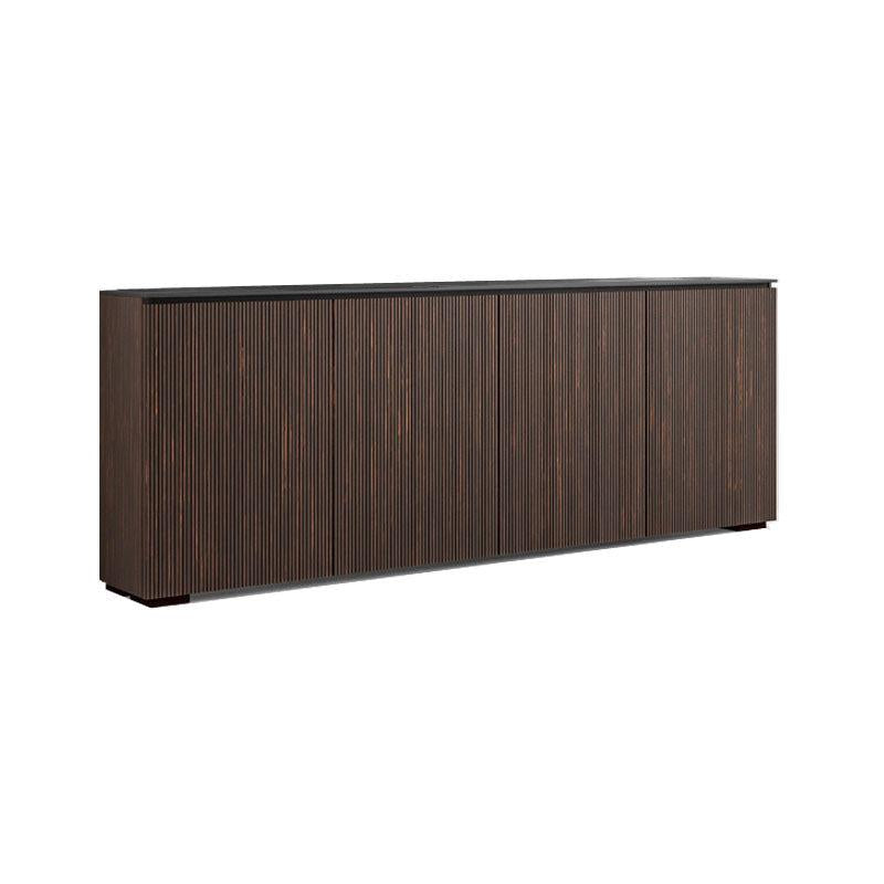Salamander Manhattan 347 Low Profile Cabinet with Maro Ebony Doors for Media & Office