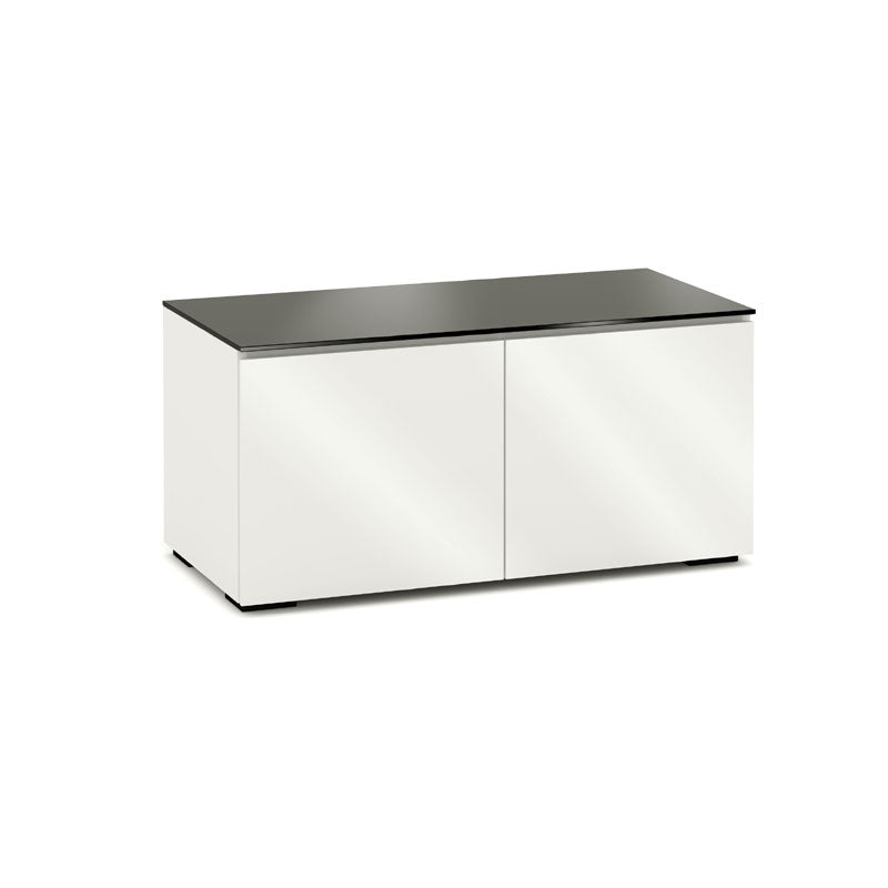 Salamander Miami 221 Gloss White Black Glass Front – Sleek Handleless Design