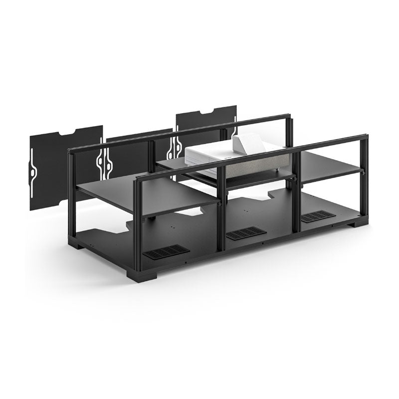 Salamander Miami 237 Deep Cabinet for Epson LS500 – Gloss Warm White, Built-In Integration