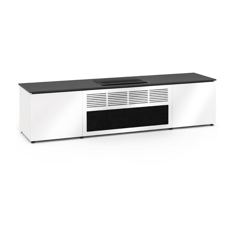 Salamander Miami 245 Cabinet for Integrated AWOL Projector – Black Top, Premium Home Theater