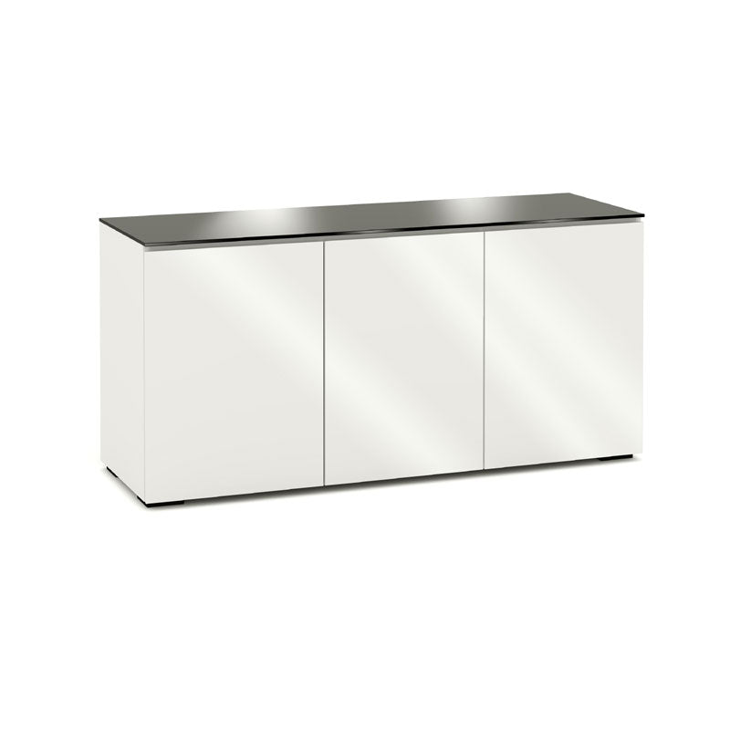 Salamander Miami 337 Gloss White Black Glass Modern Centerpiece