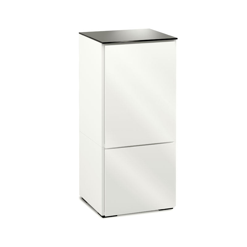 Salamander Miami 517 Gloss White & Black Glass Cabinet Front – Modern Design