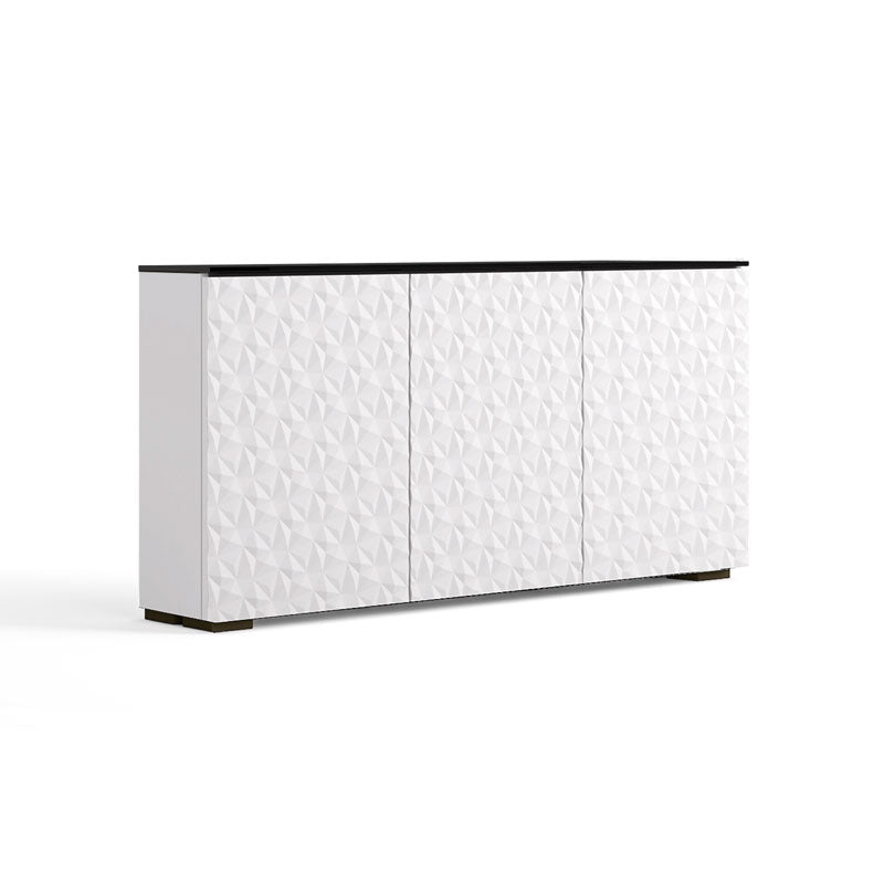 Salamander Milan 337 Low Profile White/Black Phenolic Hardware for Designers