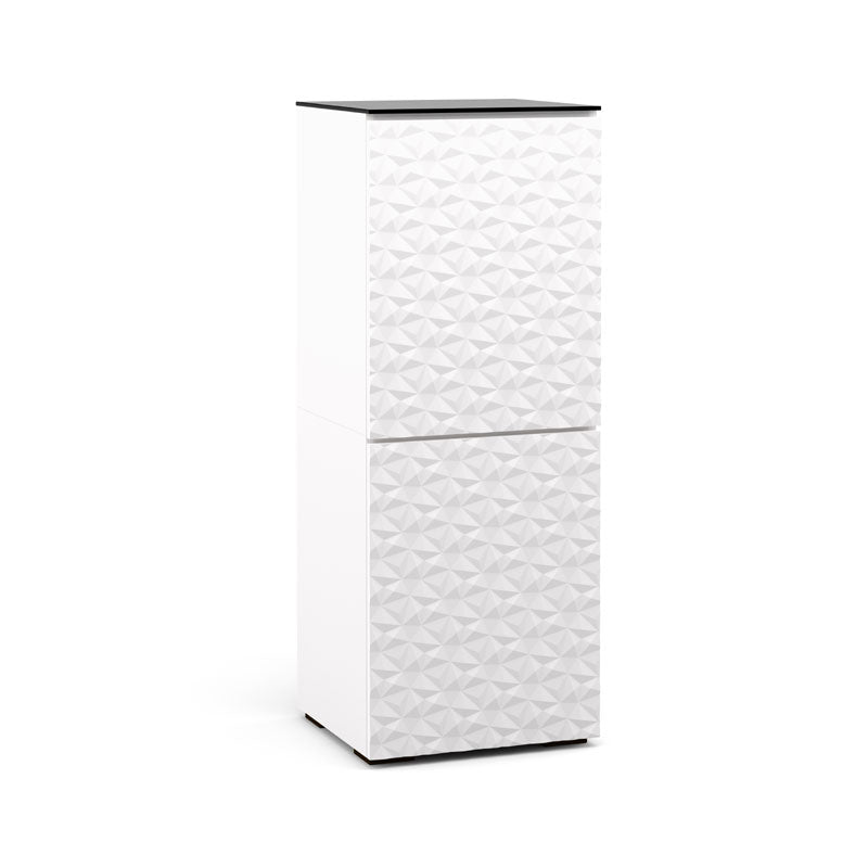 Salamander Milan 617 AV Cabinet White Black Glass – Premium Media Storage