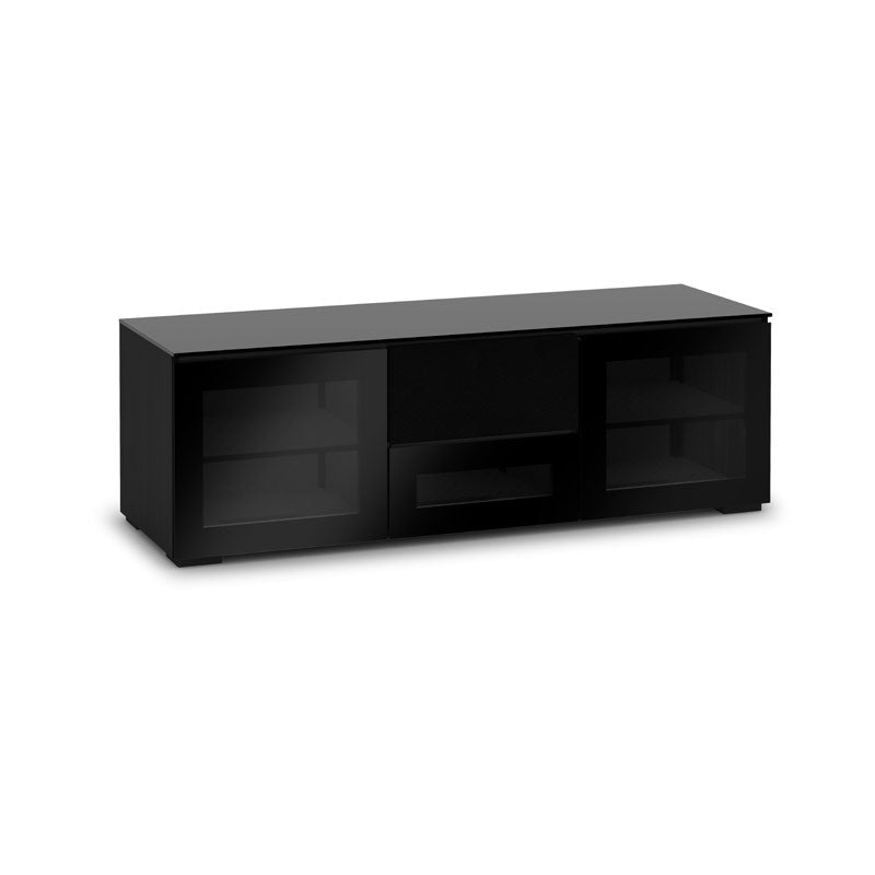 Salamander Oslo 236 Black Glass AV Cabinet – Premium Home Theater Storage