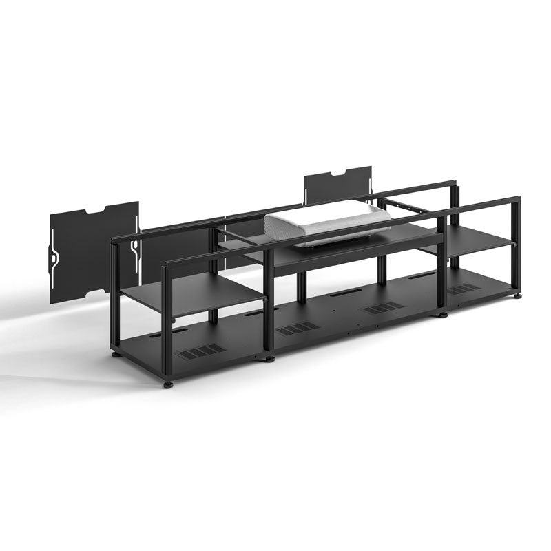 Salamander Oslo 245 Black Glass Cabinet for Samsung SP-LSP7TF Projector