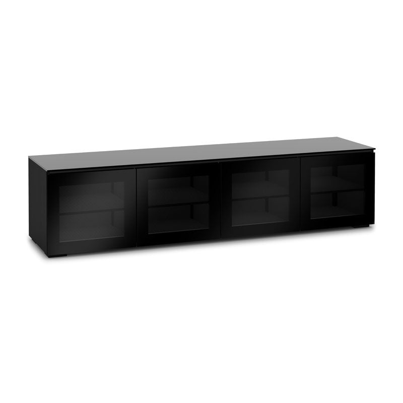 Salamander Oslo 247 Black Glass AV Cabinet – Sleek Home Theater Storage