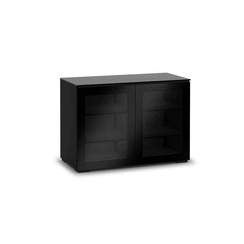 Salamander Oslo 323 Black Glass AV Cabinet – Modern Home Theater