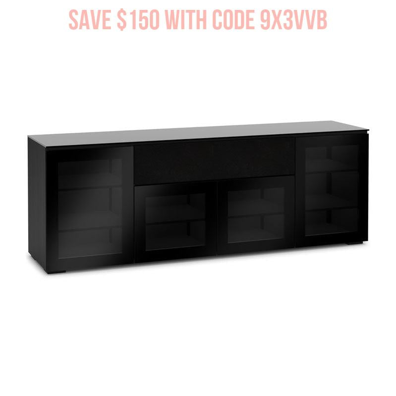 Salamander Oslo 345 Black Glass Console – Sleek Modern Design