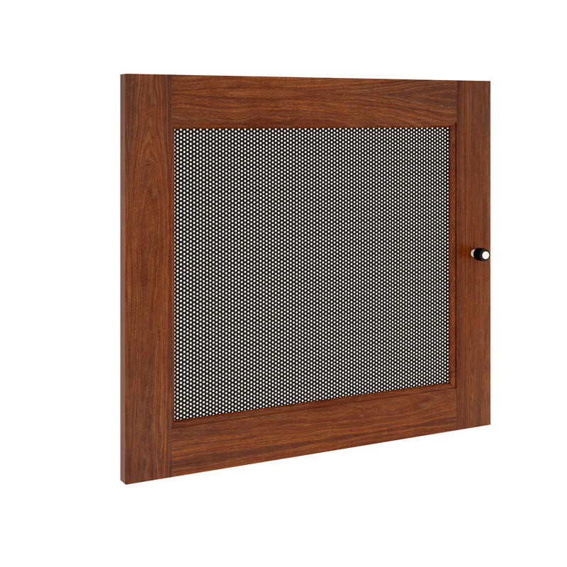 Salamander S20 Walnut Interior Door with Perforated Steel Insert SD20W/P