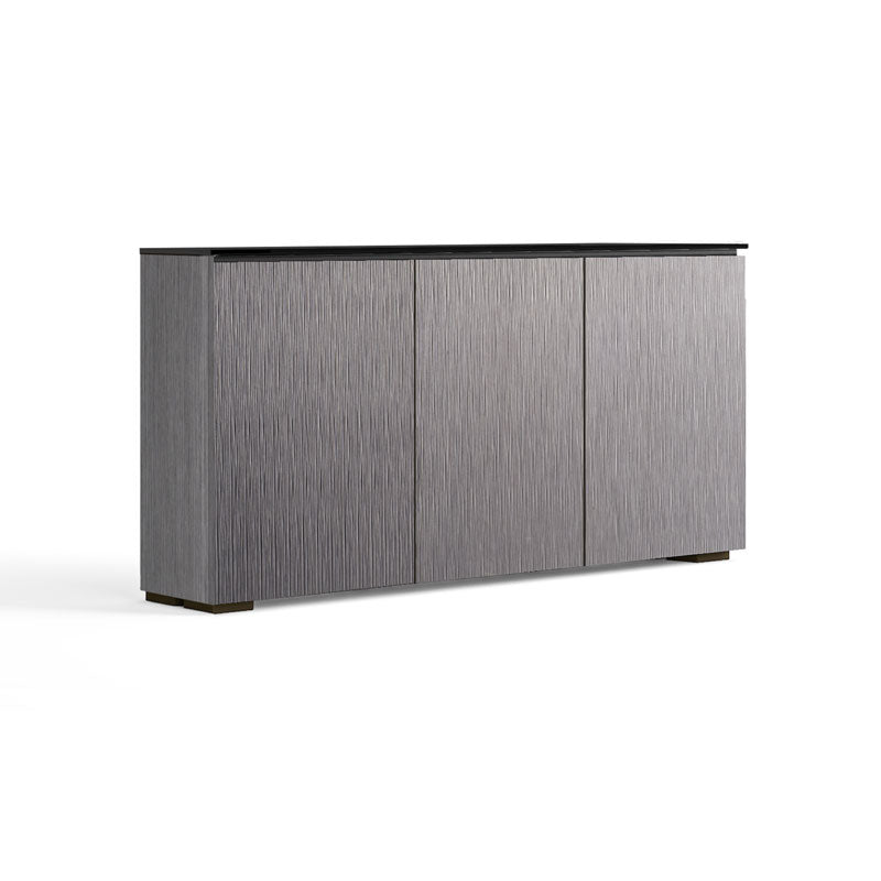Salamander Seattle 337 Low Profile AV Cabinet Gray Oak Textured
