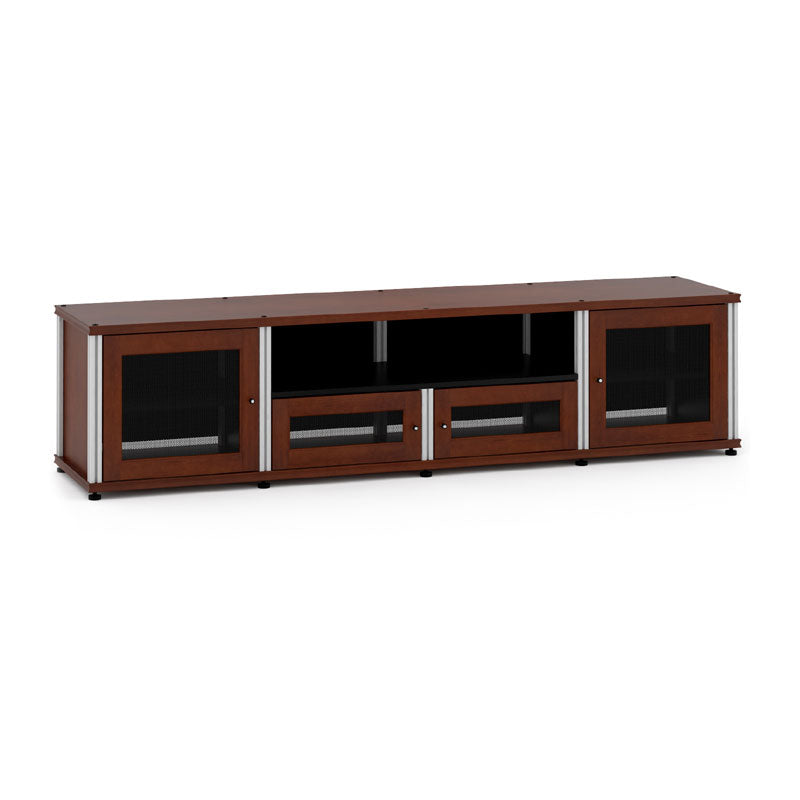 Salamander Synergy 245C/A AV Cabinet Cherry with Aluminum Posts