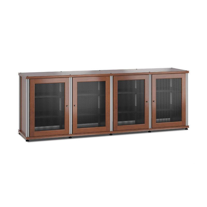Salamander Synergy 347C/A Cherry AV Cabinet with Aluminum Posts for Home Theater