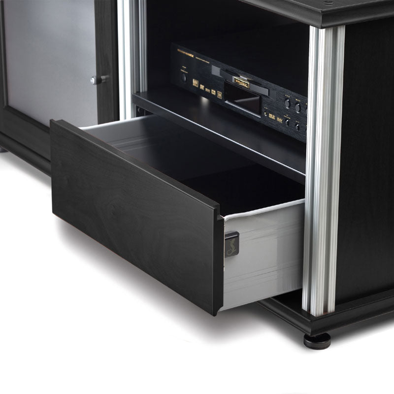 Salamander Synergy Black Oak Drawer – Modular Media Storage Solution