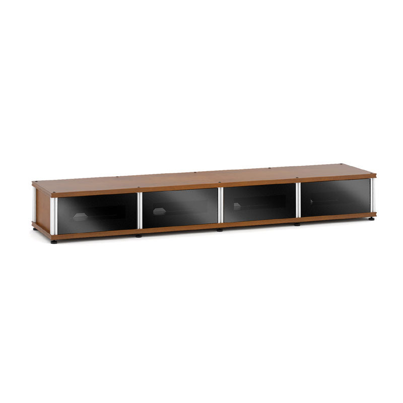 Salamander Synergy Model 141 Display Cabinet – American Cherry, Black Glass, Aluminum Posts