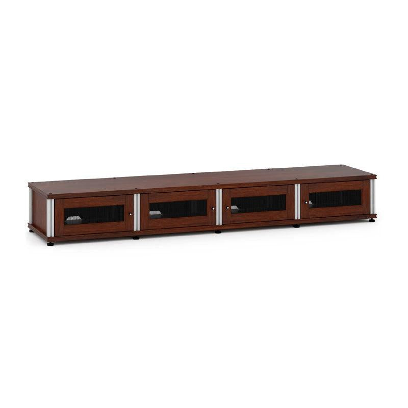 Salamander Synergy Model 147 Walnut AV Cabinet with Aluminum Posts