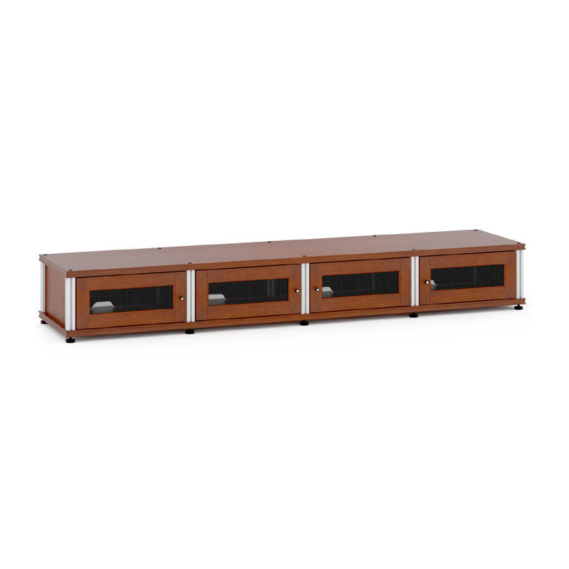 Salamander Synergy Model 147C/A Cherry with Aluminum Posts – Modular AV Furniture