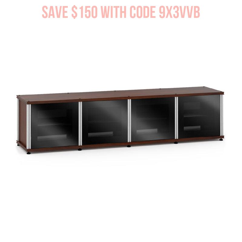 Salamander Synergy Model 247 Walnut with Durable Aluminum Posts for Modern Spaces