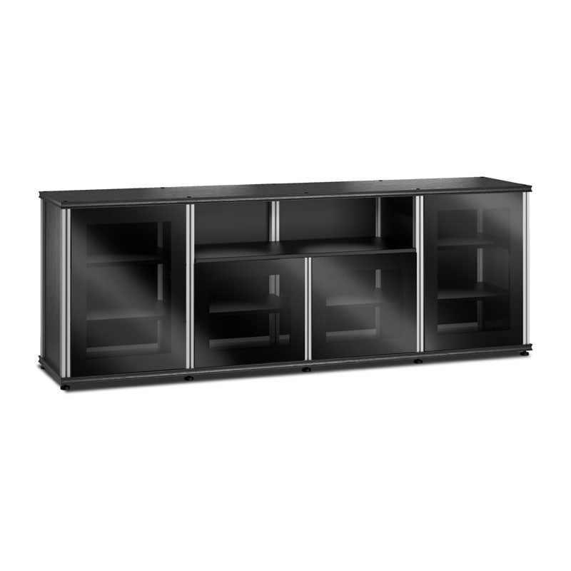 Salamander Synergy Model 345 Black Oak Modular System with Aluminum Posts for Designers